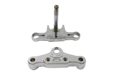 V-Twin Factory Sample Deuce Style Chrome Triple Tree Set - 24-1629