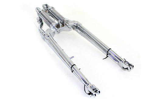 Motorshop Chrome Fork Assembly without Rockers - 24-1651
