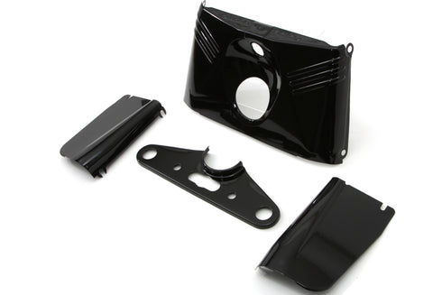 V-Twin Replica Triple Tree Cover Kit Black - 24-1753