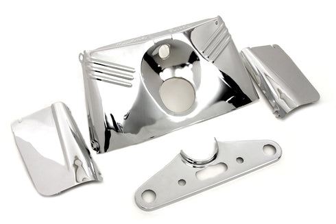 V-Twin Triple Tree Cover Kit Chrome - 24-1755
