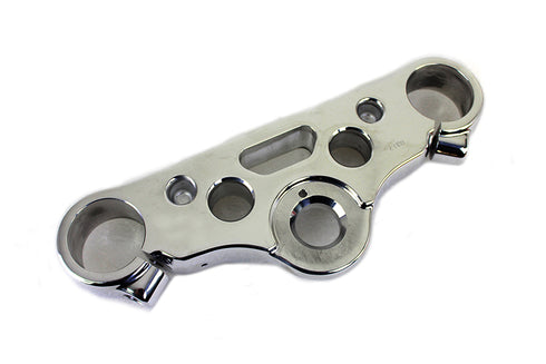 V-Twin FXDWG Polished Top Triple Tree - 24-1768