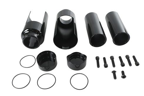V-Twin Softail Breakout Fork Cover Kit Black - 24-1769