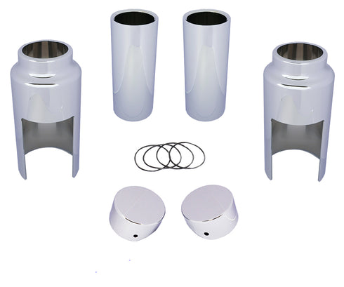 V-Twin Softail Breakout Fork Cover Kit Chrome - 24-1770