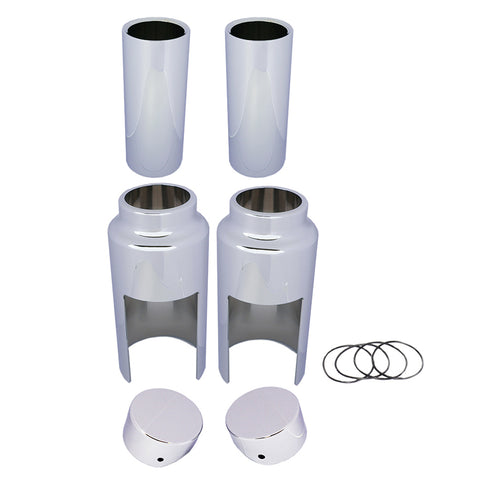 V-Twin Softail Breakout Fork Cover Kit Chrome - 24-1770