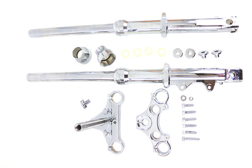 V-Twin FXR Fork Assembly Chrome - 24-1772