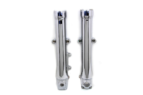 V-Twin Chrome Lower Fork Slider Set - 24-1775