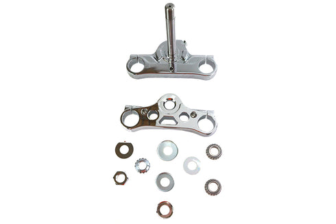 V-Twin FXD 49mm Triple Tree Set Chrome - 24-1821