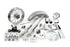 V-Twin Fork Assembly with Chrome Sliders - 24-2020