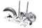 V-Twin Fork Assembly with Polished Sliders - 24-2021