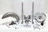 V-Twin Fork Assembly with Polished Sliders - 24-2021