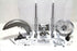 V-Twin Fork Assembly with Polished Sliders - 24-2021