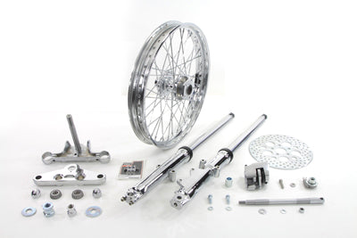 V-Twin 41mm Fork Assembly with Chrome Sliders 21 inch Wheel - 24-2023