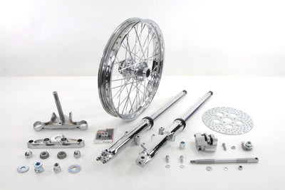V-Twin 41mm Fork Assembly with Chrome Sliders 21 inch Wheel - 24-2023