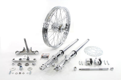 V-Twin 41mm Fork Assembly with Chrome Sliders 21 inch Wheel - 24-2024