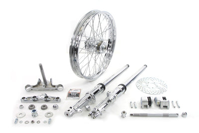 V-Twin 41mm Fork Assembly with Chrome Sliders 21 inch Wheel - 24-2024