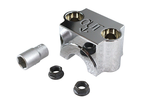 V-Twin Fork Slider Cap Chrome - 24-2042