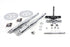 V-Twin Fork Assembly with Chrome Sliders - 24-2120