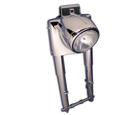 V-Twin Fork Assembly with Chrome Sliders - 24-2223