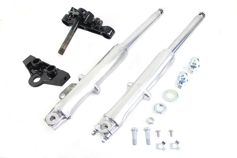 V-Twin 41mm Adjustable Single Disc Fork Assembly - 24-5576