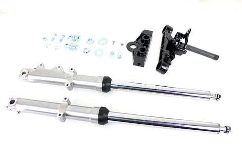 V-Twin 41mm Adjustable Single Disc Fork Assembly - 24-5577