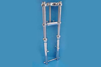 V-Twin Single Disc 39mm Fork Assembly Chrome - 24-8562