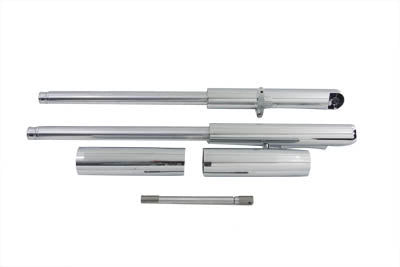 V-Twin Billet Mega Fork Slider Set Chrome - 24-9017