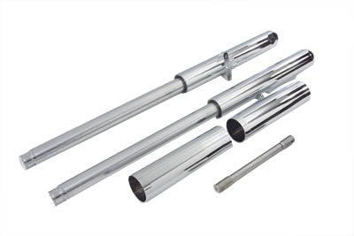 V-Twin Billet Mega Fork Leg Set Chrome - 24-9020