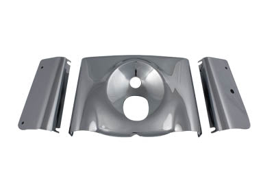 V-Twin Fork Cover Kit Smooth Style Chrome - 24-9047