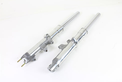 V-Twin FXWG Polished Lower Leg and 41mm Fork Tube Set - 24-9830