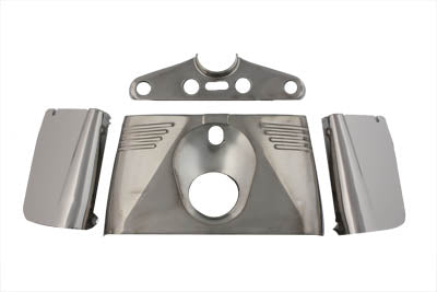 V-Twin Replica Triple Tree Cover Kit Stainless Steel - 24-9912