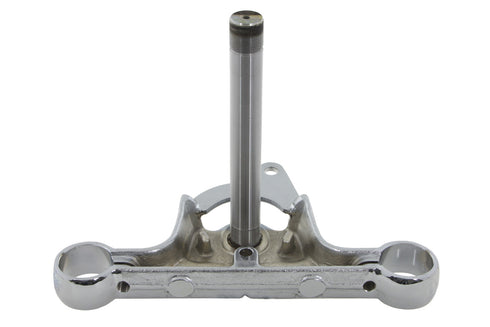 V-Twin Lower Triple Tree with Stem Chrome - 24-9933