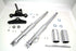 V-Twin 41mm Fork Assembly with Chrome Sliders - 24-9943