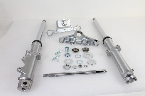 V-Twin 41mm Fork Assembly with Polished Sliders - 24-9950