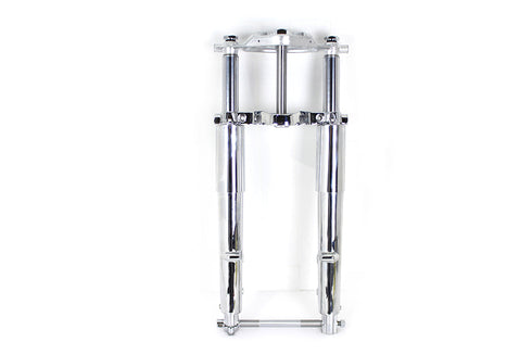 V-Twin Fork Assembly with Chrome Sliders - 24-9999