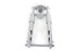 V-Twin Fork Assembly with Chrome Sliders - 24-9999
