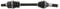QuadBoss 12-14 Yamaha YFM450 Grizzly 4x4 Rear Left Side Rugged Axle