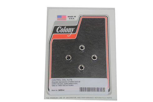 Colony Control Coil Nuts Nickel Plated - 2459-4