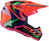 ALPINESTARS Sm3 Youth Deegan Helmet Orng Flo/Prpl/Pnk Fluo Yl - 482-00082YL