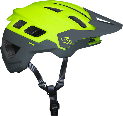 6D HELMETS ATB-2T Bicycle Bike Helmet - Ascent - Neon Yellow/Gray Matte - M/L 23-0046