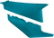 ACERBIS Side Panels - Teal/Metallic 2726597441