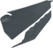 ACERBIS Side Panels - Gray/Metallic 2726597297