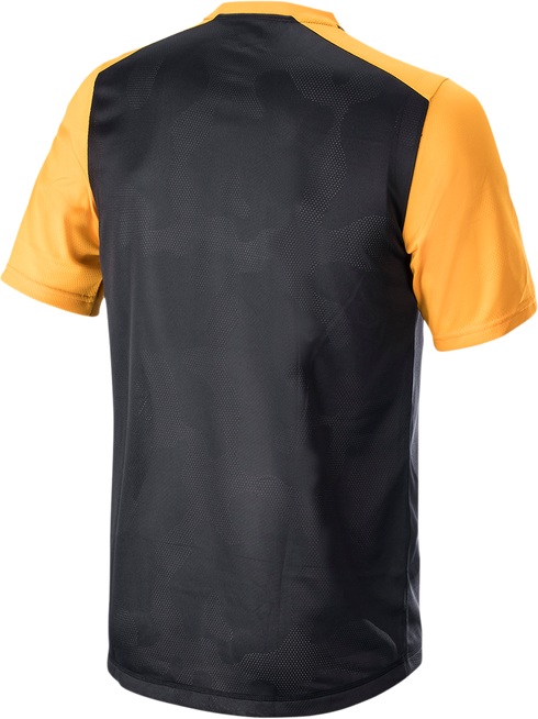 ALPINESTARS Alps 4.0 V2 Short-Sleeve Jersey - Black/Tangerine/White - Small 1765922-1402-SM