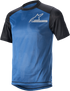 ALPINESTARS Alps 4.0 V2 Short-Sleeve Jersey - Blue/Black/Light Gray - 2XL 1765922-7318-2X