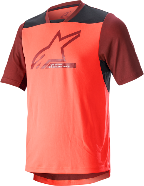 ALPINESTARS Drop 6.0 V2 Short-Sleeve Jersey - Coral/Black - Medium 1766322-3141-MD