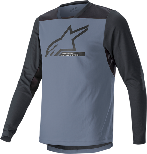 ALPINESTARS Drop 6.0 V2 Long-Sleeve Jersey - Black/Gray - 2XL 1766422-9291-2X