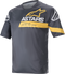 ALPINESTARS Racer V3 Short-Sleeve Jersey - Anthracite/Sulphur Yellow - Medium 1762922-1619-MD