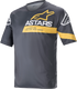 ALPINESTARS Racer V3 Short-Sleeve Jersey - Anthracite/Sulphur Yellow - Medium 1762922-1619-MD