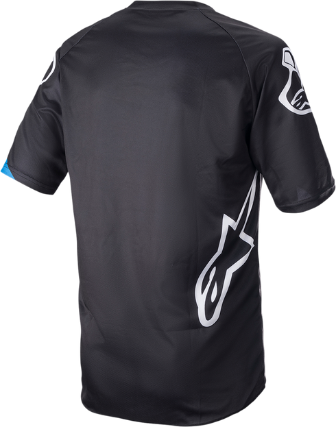 ALPINESTARS Racer V3 Short-Sleeve Jersey - Black/Bright Blue - XL 1762922-1078-XL