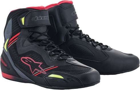 ALPINESTARS Faster-3 Rideknit? Shoes - Black/Red/Yellow - US 13 / EU 47 251031913613