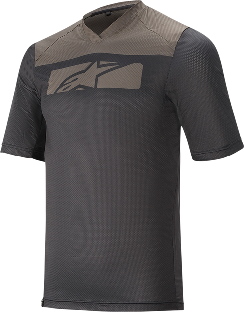 ALPINESTARS Drop 4.0 Short-Sleeve Jersey - Black/Gray - Small 1766220-1065-SM